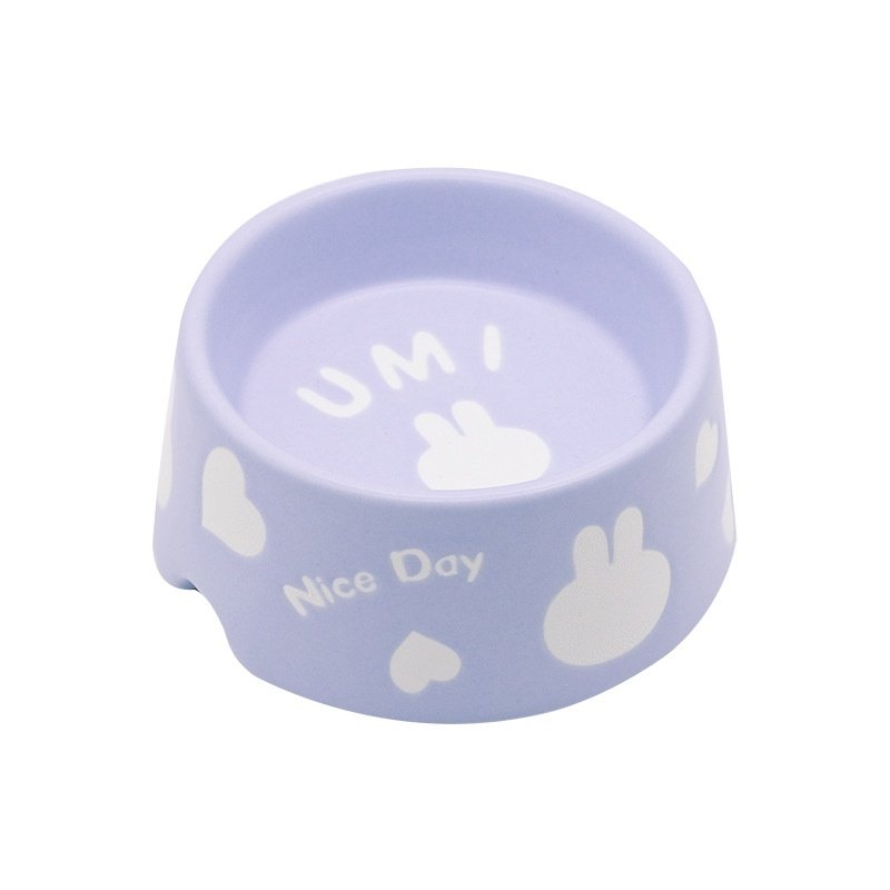 UMI爱心兔碗兔子食盆高温陶瓷防黑下巴饭盆防打翻防扒拉宠物用品,宠物/宠物食品及用品,宠物周边及其他,淘宝优惠券,粉丝福利购,淘宝优惠卷