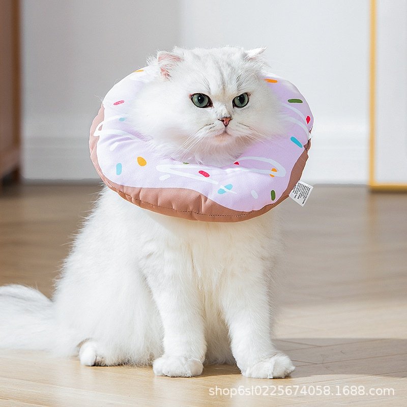 甜甜圈造型伊利莎白圈防水猫咪项圈宠物狗狗绝育防抓防舔耻辱脖圈,宠物/宠物食品及用品,宠物伊丽莎白圈,淘宝优惠券,粉丝福利购,淘宝优惠卷