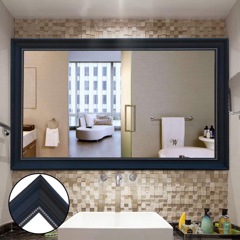 高档豪华复古做旧欧式家用洗手台卫浴镜美式浴室镜壁挂卫生间镜子|msdalam kategori keluarga memasang ibu, kelengkapan peribadi, Perabot bilik mandi, cermin bilik mandi - dari Buy2taobao.com untuk memberikan perkhidmatan ejen Taobao profesional membeli