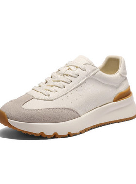 百丽厚底休闲运动鞋男2026新春季商场款德训鞋慢跑阿甘鞋8YM01AM6