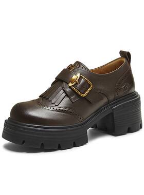 专柜正品天美意玩具总动员胡迪常青藤乐福鞋女小皮鞋单鞋CMJ36CM5