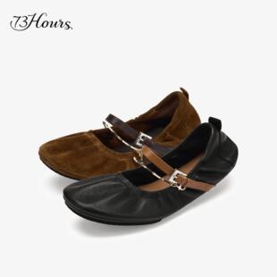 气质玛丽珍鞋 新款 平底单鞋 时尚 73hours女鞋 芭蕾鞋 Opera2025秋季