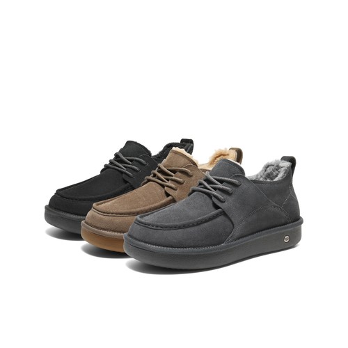 百丽男鞋加毛保暖雪地靴男士25冬新商场款厚底棉鞋东北靴8XX01DD5