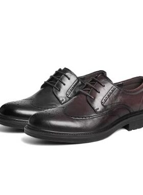 百丽一脚蹬商务鞋男2026新款春商场款羊皮革厚底休闲皮鞋9CA01AM6