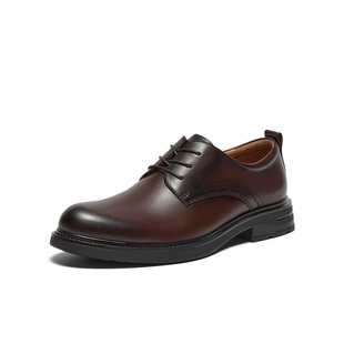 牛皮英伦商务通勤德比鞋 Bata正装 商场新款 男2025春季 91B01AM5 皮鞋