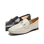 子羊皮乐福鞋 2025秋季 新款 百丽女鞋 软平底豆豆深口单鞋 E3C1DCA5