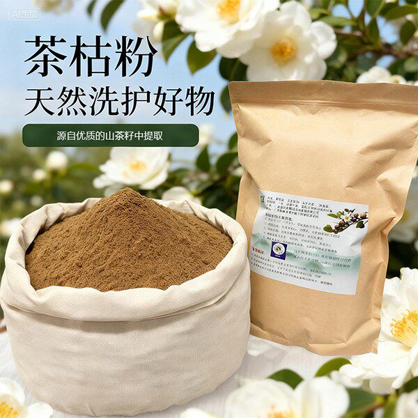 新鲜压榨农家自榨茶枯粉天然茶子粉洗头护发洗碗泡脚