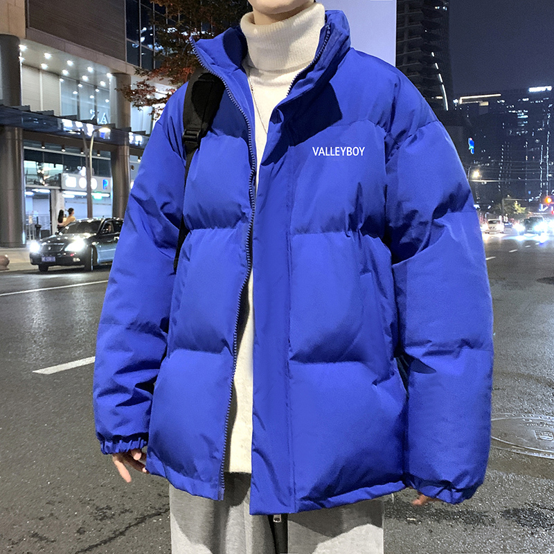 羽绒棉服男女款冬季学生立领面包服宽松棉袄潮流ins加厚情侣外套