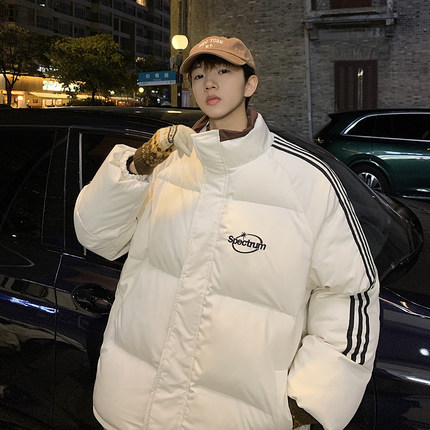 棉衣男款冬季潮流新款加厚保暖羽绒棉服美式高街痞帅棉袄男装外套