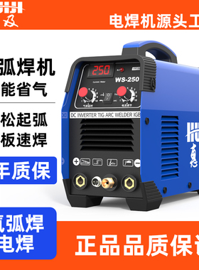 氩弧焊机家用小型迷你不锈钢电焊机两用单用220v工业级ws-200/250