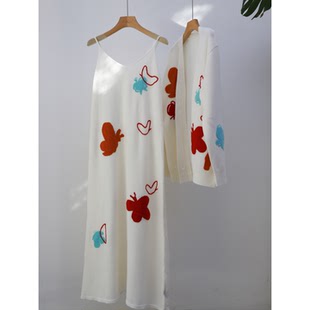 羊毛撞色小众气质提花甜美法式浪漫毛衣吊带开衫两件套