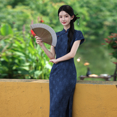 新中式 文艺复古国风高端气质平时可穿 改良旗袍年轻款 少女2025新款