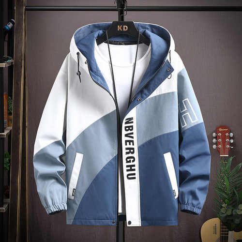 青少年连帽春季初中生连帽外套