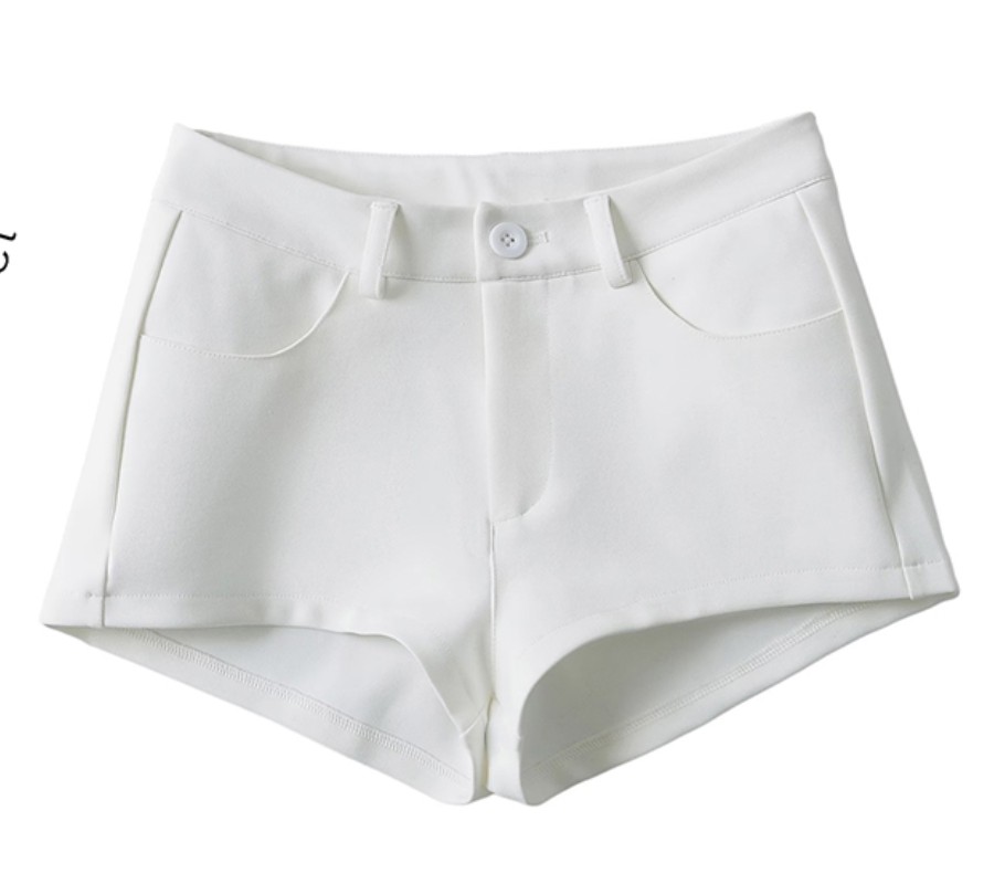 露脐提臀显腿长丰胯热裤甜美低腰