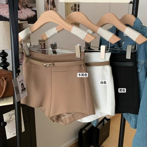 高腰休闲短裤女秋冬2025新款