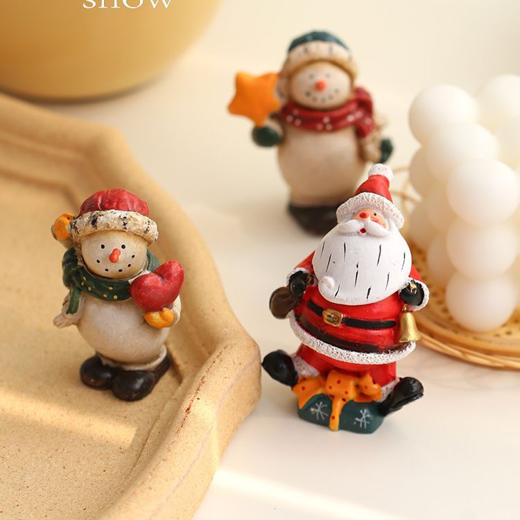 Christmas creative decorations ins resin ornaments圣诞树挂饰