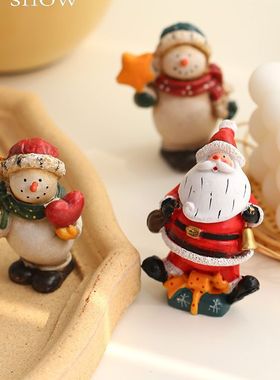 Christmas creative decorations ins resin ornaments圣诞树挂饰