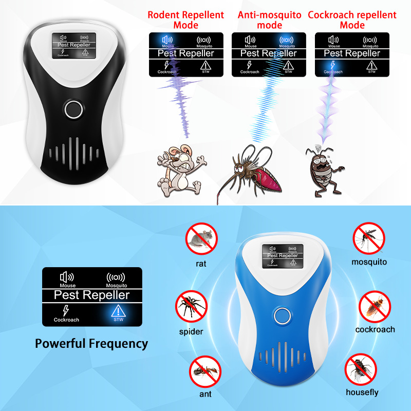 2025 Electronic rodent repellent ultrasonic电子驱鼠器超声波