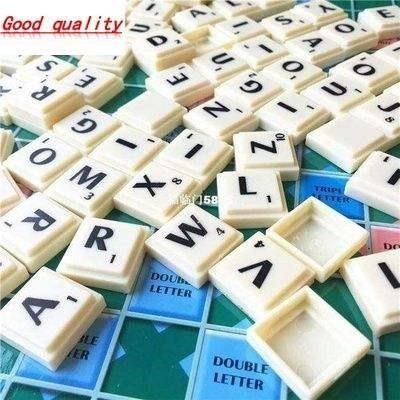 1 set scrabble tiles board game letter puzzle s dinner pa