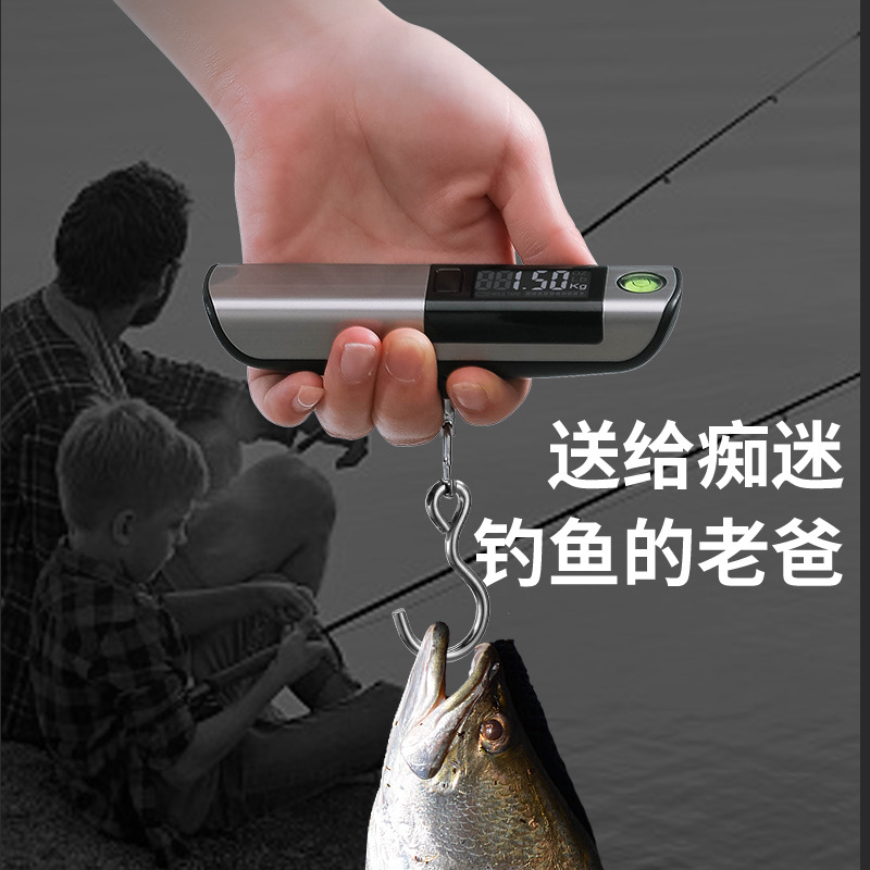 50kg/10g Mini LCD Luggage Scales Hanging Weighing Hook行李秤