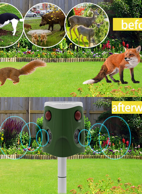 Animal repellent outdoor ultrasonic rodent repellent驱鼠器