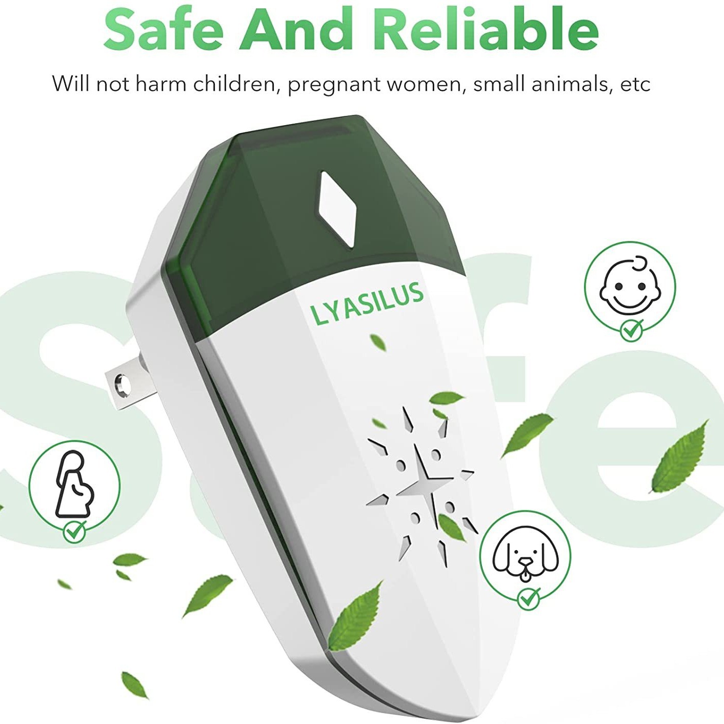 Smart Home Rodent Repellent Ultrasonic Mosquito Repellent