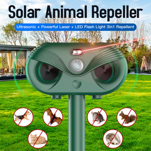 animal Outdoor solar powered ultrasonic動物驅趕器 repellent