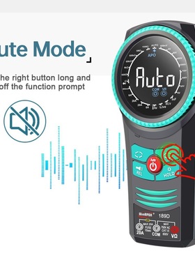 Intelligent digital multimeter 6000 counts AC/DC voltage