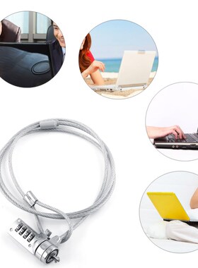 Laptop Combination Notebook Security Lock Cable Chain