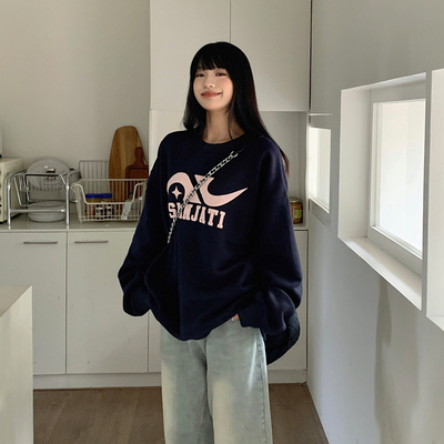 发泡sanjati潮卫衣美式休闲