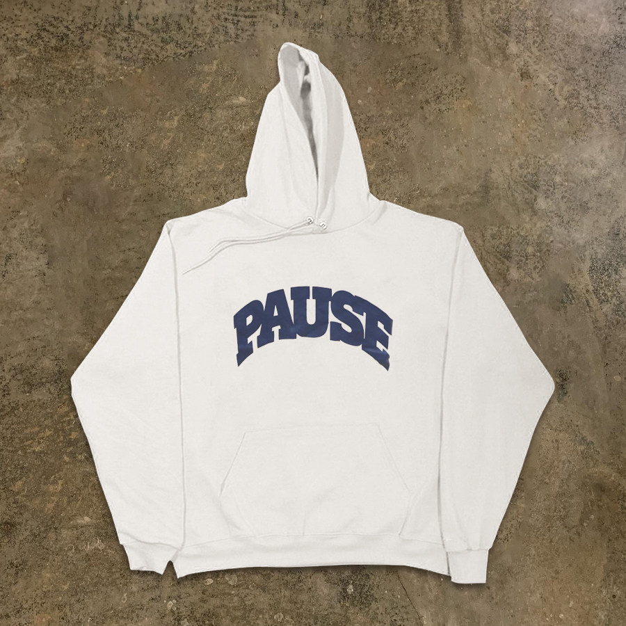 BOMBA STUDIO 남성용 및 여성용 심플 다용도 레터 스웨트 셔츠 특대 커플 루즈 후드티