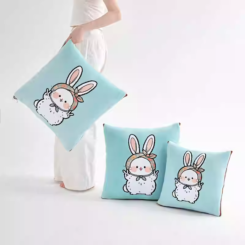 2025秋冬新款牛奶绒多功能抱枕被办公室午休毯靠垫二合一女生可爱,居家布艺,抱枕被,淘宝优惠券,粉丝福利购,淘宝优惠卷