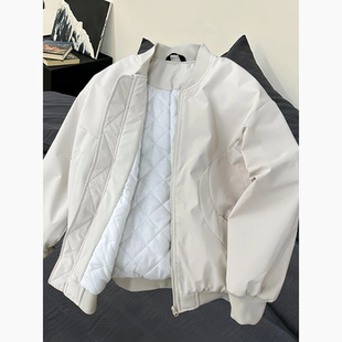 【于适同款】BONELESS美式短款ma1飞行夹克棉服男款秋冬季加厚夹