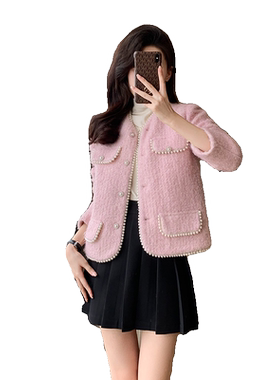 伊乐朵2023年单排扣设计两件套女