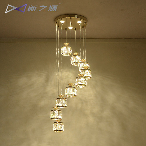 热卖圆盘九头过道吧台卧室餐吊灯