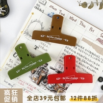 Hand account clip antique color plastic clip lovely salt series art and art swing stage props hand account bill material paper storage