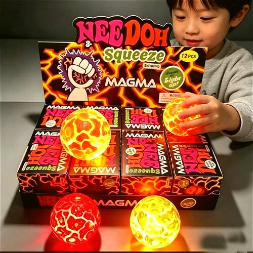 Needoh Flash Meteorite Ball Pinch Music Decompression Maltos