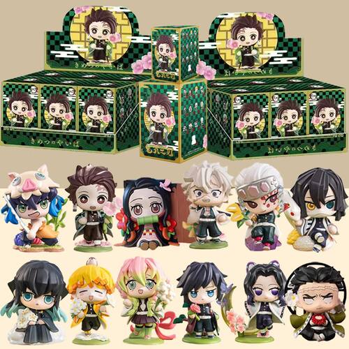 1-12pcs Anime Demon Slayer Blind Box Tanjiro Kamado Nezuko C