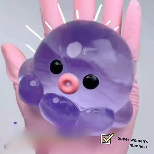 Unzip Angry Toys and Bubble Octopus Pinch Toys Foam Slow-Str
