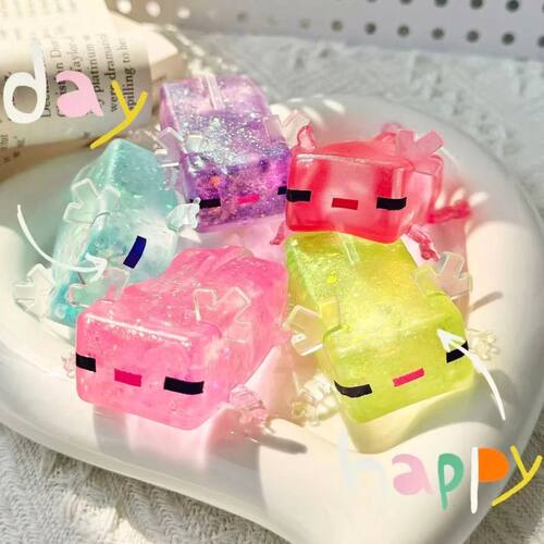 Cartoon Animals Axolotl Squeeze Toys To Relieve Stress Relea