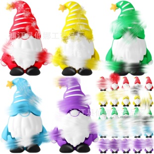 Mini Dwarf Statue Dwarf Man Small Doll Micro Landscape Chris