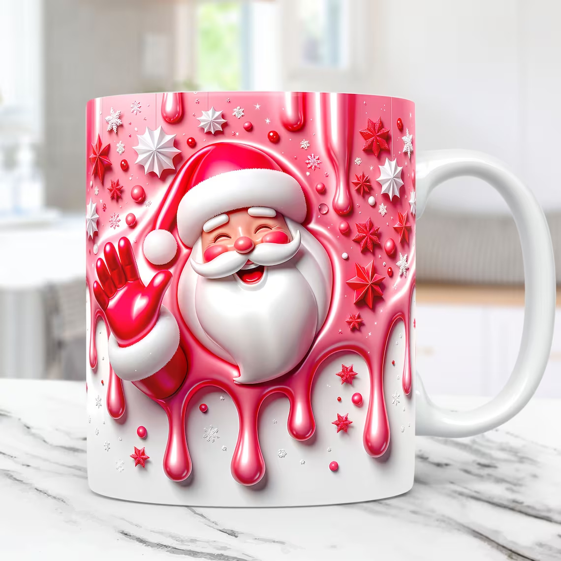 3d Christmas Christmas Ceramic Coffee Mug Tea Cup Tree Old M