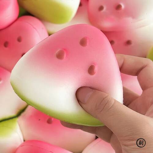 Squishy Watermelon Fidget Toy Anti-Stress Slow Rising Fruit