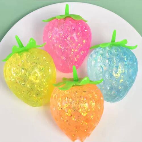 1/4/6Pcs Maltose Aurora Gold Powder Strawberry Slow Rebound