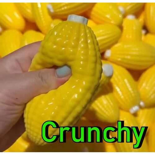 Crunchy Squishy Corn Stress Ball - Squeeze Toy for Anxiety R