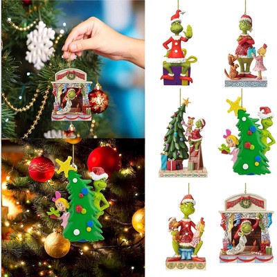 Grinch Hanging Decorations Christmas Decorations Cute Acryli