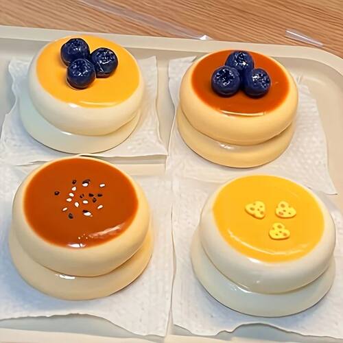 Taba Squishy Strawberry Blueberry Soufflé Stress Relief Toy