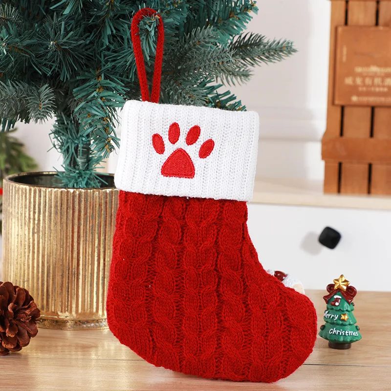 Christmas Socks Letters Christmas Knitting Stocking Tree Pen