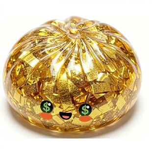 New Glitter Dumpling Colorful Simulation Steamed Bun Decompr