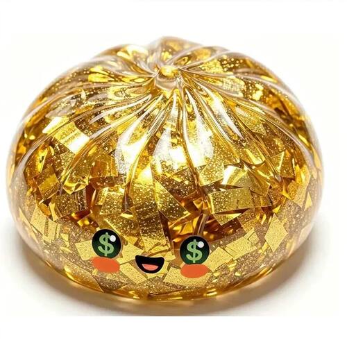 New Glitter Dumpling Colorful Simulation Steamed Bun Decompr